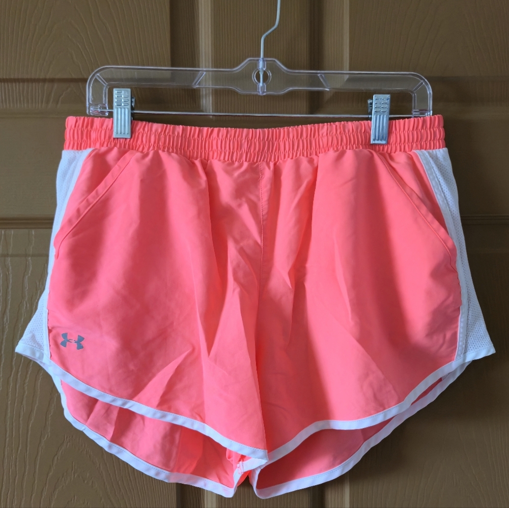 Under Armour Pink Athletic Shorts Lightweight Performance